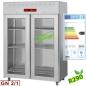 Preview: AD2N/H2G-R2 (25) Kühlschrank Umluft 1400 Liter, 2 Glastüren GN 2/1